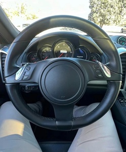 Volante Plano de Cuero Genuino a <span class=keywords><strong>Precio</strong></span> de Fábrica para <span class=keywords><strong>Porsche</strong></span> Macan, Panamera, <span class=keywords><strong>Cayenne</strong></span>, 911, 718, 991, Volante Personalizado - Product Image 6