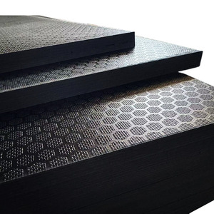 1220 * 2440 mm * 18 mm Marine <strong>Plywood</strong> Double-sided Black Film Facing Construction <strong>Plywood</strong> - Product Image 1