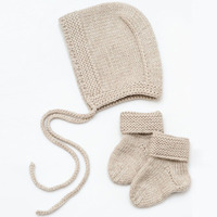 Cachemire nouveau-né bébé tricot Bonnet et bottes chaussettes mongolie intérieure enfants décontracté unisexe enfants chaussettes 100% cachemire tricoté