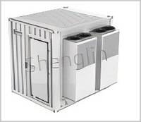 Conteneur de centre de données modulaire préfabriqué 20FT 40FT Solution informatique tout-en-un personnalisée