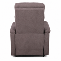 Fauteuil inclinable électrique moderne pour personnes âgées avec fonctions réglables, design extensible, structure en bois, télécommande