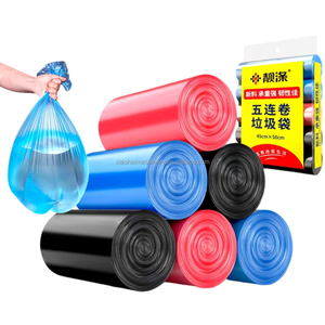 Precio de fábrica personalizado o estándar Línea doble Bolsa de <span class=keywords><strong>camiseta</strong></span> de plástico de alta velocidad Revestimiento de cubo de basura Máquina <span class=keywords><strong>para</strong></span> fabricar bolsas de basura negras - Product Image 6