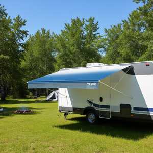 Tissu de remplacement pour auvent de camping-car 20'x2' imperméable, protection UV, pour auvent extérieur rétractable manuel - Product Image 2