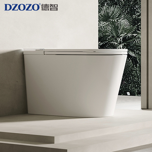 S027 Inodoro <span class=keywords><strong>Con</strong></span> Sensor Baño Inodoro Asiento de inodoro <span class=keywords><strong>con</strong></span> calefacción inteligente Cerámica S Trap Siphonic Inodoro portátil de lujo - Product Image 3