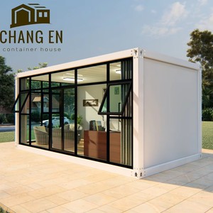 Dyce1 Oficina Modular <span class=keywords><strong>de</strong></span> Lujo en Contenedor, <span class=keywords><strong>Mini</strong></span> Contenedor Desmontable, Estructura <span class=keywords><strong>de</strong></span> Acero Prefabricada Expandible, Casa Exterior Estilo Mid-Century - Product Image 4