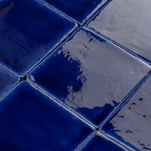 Carrelage mural et de sol en céramique émaillée bleue Vitri Cobalt 10x10 - Product Image 5