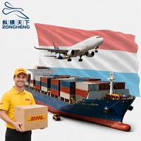 Service de transport de fret porte-à-porte FCL LCL par Fedex DHL de Chine vers le Luxembourg, service express DAP DDU DDP