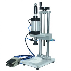 Máquina Eléctrica Semiautomática Neumática para Tapas de Perfume, para Botellas de Plástico, Prensado de Cuellos y Tapas - Product Image 1