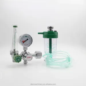 DEM SR0190M 3000psi CGA540 preimpostato O2 medicale misuratore di portata ossigeno regolatore della bombola di pressione del Gas con umidificatore