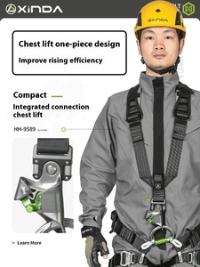 Xinda דור שלישי h סדרה longteng פרו מלא חגורת בטיחות גוף נשלפת החזה הרים כלי טיפוס הרים - Product Image 2