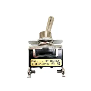 Taiwan Brand T-11BS-UL Toggle Switch 2P Screw Type 15A 250VAC High Quality Product