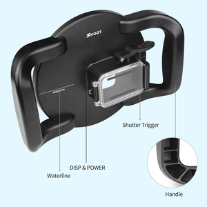 SHOOT Puerto Domo <span class=keywords><strong>de</strong></span> PC Impermeable para <span class=keywords><strong>GoPro</strong></span> Hero 13, <span class=keywords><strong>Carcasa</strong></span> para Buceo Submarino para Accesorios <span class=keywords><strong>de</strong></span> <span class=keywords><strong>GoPro</strong></span> 12/11/10/9 - Product Image 5