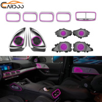 Lumière d'ambiance pour voiture Cardoo pour Mercedes Benz GLE W167 GLS X167 2020-2025, haut-parleur de porte, tweeter 4D, accessoires de lumière d'ambiance pour voiture