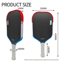 Raket Pickleball Seri Rally Rocket Edisi Terbatas Musim Panas 2026, Ringan, Terbuat dari Serat Karbon T700 Mentah yang Dibentuk dengan Teknologi Thermoforming, untuk Olahraga Luar Ruangan di Taman