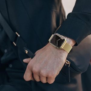 Blissbands compatibles con Apple Watch Bands para Series 10 Ultra 2 SE Ultra 9 8 7 6 <span class=keywords><strong>5</strong></span> 4 Mujeres Hombres Bandas de bucle de malla de acero inoxidable - Product Image 6