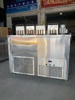 Machine à fabriquer des sucettes glacées commerciales semi-automatique et automatique en acier inoxydable, à congélation rapide