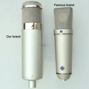 Microfono a Condensatore Professionale Shell U2247 con Corpo in Alluminio per Registrazione, Trasmissione dal Vivo e <span class=keywords><strong>Karaoke</strong></span> con SNR di 100dB - Product Image 5