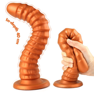 40cm Große Lange Analkugeln Erotikspielzeug Analplug Silikon-<span class=keywords><strong>Dildo</strong></span> mit Saugnapf Analdilatator für Frauen und Männer - Product Image 3