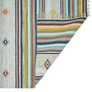 Tapis Kilim en Laine Faite Main Haute Densité - Tapis de Salon de Luxe Anti-Bactérien Antidérapant Couleur Unie à Poil Plat Design Moderne - Product Image 4