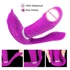 SacKnove носимые милые животные в форме кошки беспроводной пульт дистанционного управления нагревательный фаллоимитатор вибраторы секс-игрушки вибрирующие трусики для женщин - Product Image 3