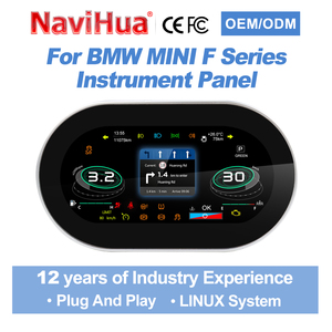 ชุดหน้าปัดดิจิตอล LCD ระบบ Linux รุ่นใหม่ NaviHua พร้อมมาตรวัดความเร็วอัตโนมัติ สำหรับรถยนต์ BMW MINI ซีรีส์ F - Product Image 1