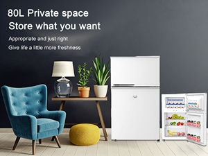 Refrigerador y Congelador Doble Puerta R600a para Hogar y Hotel con Precio de Fábrica RCRD-<span class=keywords><strong>80</strong></span> - Product Image 5