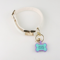 Support Custom Pet Tags Gravur Bulk Items Großhandel Knochen form Silikon Hund Marke Blank Multi Color Silikon Pet Tag