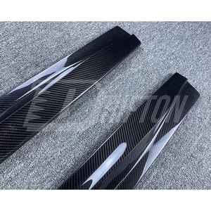 Falda lateral de fibra de carbono seca estilo PSM para BMW M4 F82 F83 2014-2020 - Product Image 3