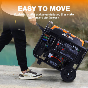 Generador Tri-Fuel de 10500 Vatios con Tecnología Silenciosa de 50A para Respaldo Doméstico y Camping HSAMZ-Generador Portátil Tri-Fuel-7.8 - Product Image 2