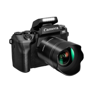 Appareil photo numérique avec capteur CMOS 4K jusqu'à 64MP, double caméra avant et arrière, écran tactile 4.0, WIFI, appareil photo pas cher pour la diffusion en direct sur TIKTOK - Product Image 4