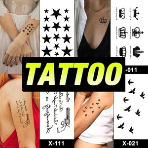Wholesale Small Size Hands Fingers Waterproof Temporary Sticker Supply Tattoo