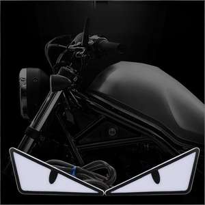 ไฟตกแต่งรถมอเตอร์ไซค์อเนกประสงค์ รูปสามเหลี่ยม สำหรับติดตั้งบนแผ่นป้ายทะเบียนรถแทรกเตอร์ รุ่น Demon Eye - Product Image 6