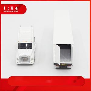 Vehículos de juguete fundidos a presión 1:64, venta de camión contenedor americano, modelo de camión contenedor de aleación para niño, colección de modelos de juguete - Product Image 5