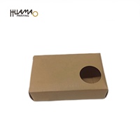 Boîtes en papier kraft écologiques et recyclables pour cadeaux, emballage de savon, présentoir personnalisable pour cadeaux et artisanat