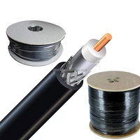 Cable Coaxial RG59/RG6/RG11 de Alta Calidad para CCTV/CATV, con Revestimiento de PVC/PE/LSZH, 75 Ohmios, Serie RG, Venta al Por Mayor