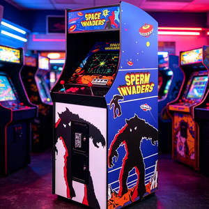 Grande machine d'arcade double à écran LCD, à monnayeur, pour centre commercial, salle de jeux vidéo, supermarché, garantie 1 an - Product Image 1