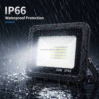 Projecteur LED Économiseur d'Énergie pour Distributeurs, Étanche IP66 pour Extérieur, Jardin, Cour, Garage 30W 50W 100W 150W 200W 300W