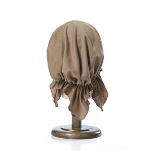 ZiFeng OEM nouveau femmes Stretch tricoté embout couleur unie doux respirant <span class=keywords><strong>bonnet</strong></span> <span class=keywords><strong>de</strong></span> <span class=keywords><strong>nuit</strong></span> <span class=keywords><strong>coton</strong></span> tricorne chapeau chapeaux - Product Image 4