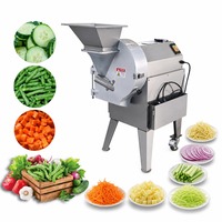 Industriële enkelkopse zoete aardappel- en groentesnijmachine, -hakselaar, -snijder, -blokjesmachine, fruit- en groenteverwerkingsmachines