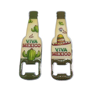 Impression de logo personnalisé métal époxy mexique souvenir ouvre-bouteille mexicain - Product Image 2