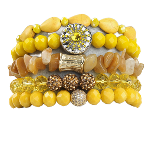 Juego de Pulseras Elásticas con Cuentas Geométricas Bohemia en Más de 100 Colores, Regalos de Boda, Joyería de Cristal para Mujer, Nuevo Producto 2023 - Product Image 3