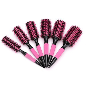 Brosse à cheveux ronde en céramique de salon professionnel brosse à rouleau ronde en nylon thermique meilleur peigne brésilien pour <span class=keywords><strong>babershop</strong></span> - Product Image 6