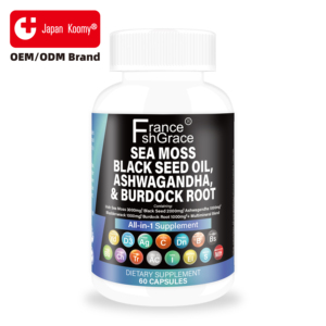 Premium Shecome Sea Moss Extract Capsules Black <b>Seed</b> Oil Ashwagandha Improve the Immune System Dietary Sea Moss Capsules - Product Image 5