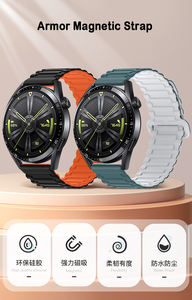 สายนาฬิกาซิลิโคนสองสี XY band 20mm และ22mm สายแม่เหล็กสำหรับนาฬิกา<span class=keywords><strong>5</strong></span> <span class=keywords><strong>4G</strong></span> - Product Image 3