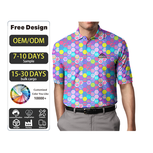 Top Quality Spandex Polyester Customized Gold Supplier Men Sample Design of Polo Shirts