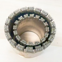 Foret diamanté pour forage de puits d'eau, équipement de forage de roches dures 130 mm 150 mm