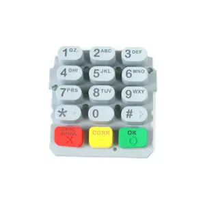 Hoge Kwaliteit Rubber Betaling Terminal Toetsenbord Voor VX820 VX520 Pos Toetsenbord