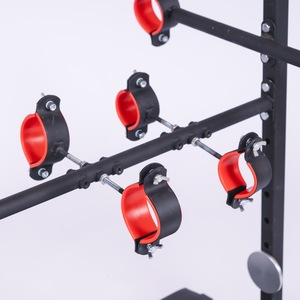 快適なBDSM拘束具、高さ調節可能なパッド入りサポートバー、安全なロックシステム、カップルのためのロマンチックな寝室での親密なプレイに最適 - Product Image 4