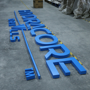 Letrero 3D Personalizado con Logotipo para Negocios, Letrero Exterior para Hoteles y Edificios, Letras de Pared de Acero Inoxidable y Acrílico - Product Image 1