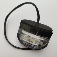Highlight blanc 4 LED feux de plaque d'immatriculation de remorque 12V/24V lampe de plaque d'immatriculation de voiture pour camion tailer Van RV SUV bateaux comme lumière d'étape
